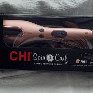 CHI Spin N Curl Special Edition Rose Gold Hair Curler 1"